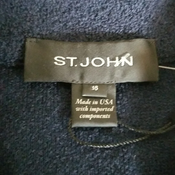 NWT $1495 St. John Collection Ana Boucle Knit Jacket